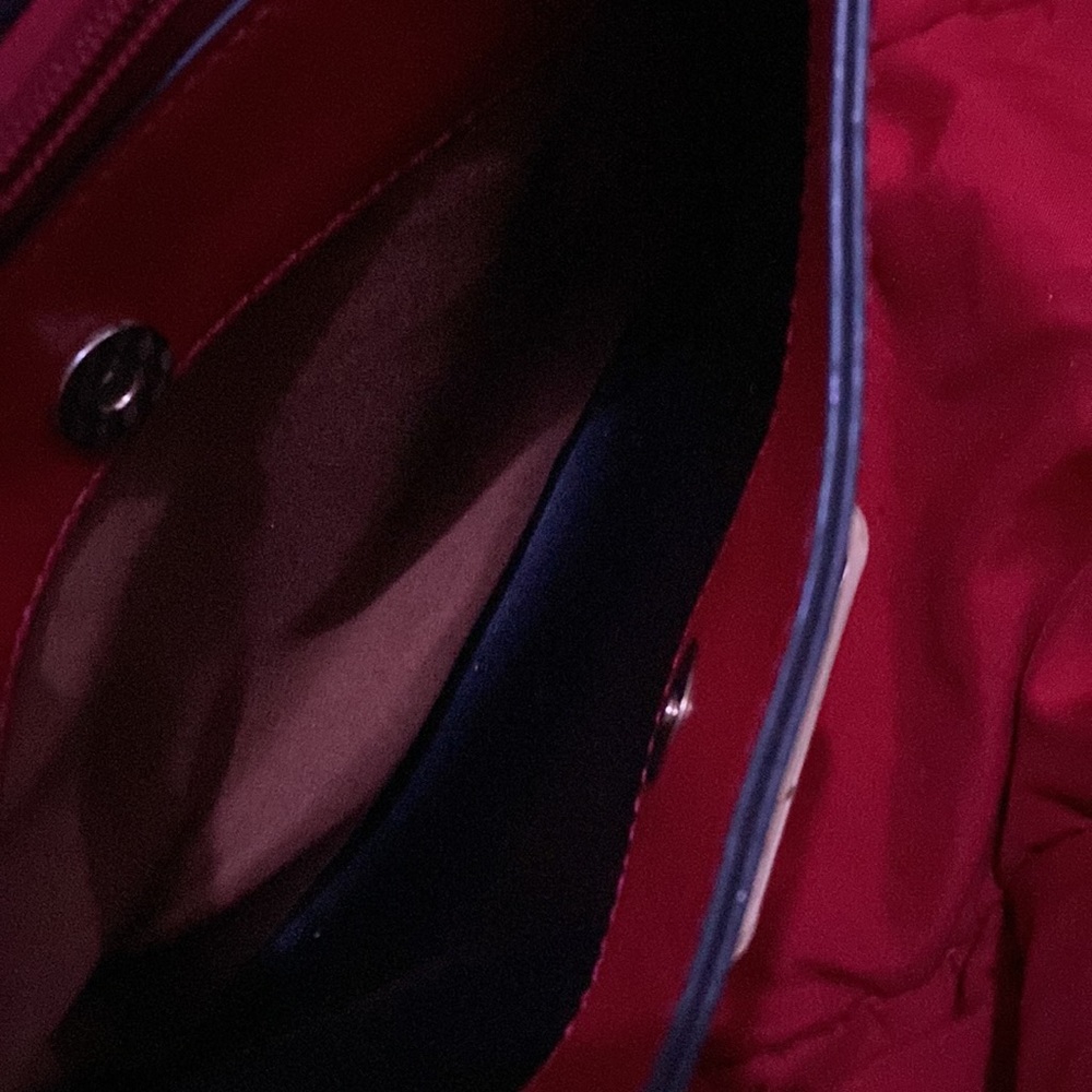 Prada red bag 3in long 3in deep - Picture 5 of 6